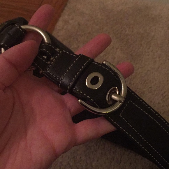 Black Coach small shoulder bag - Picture 2 of 4